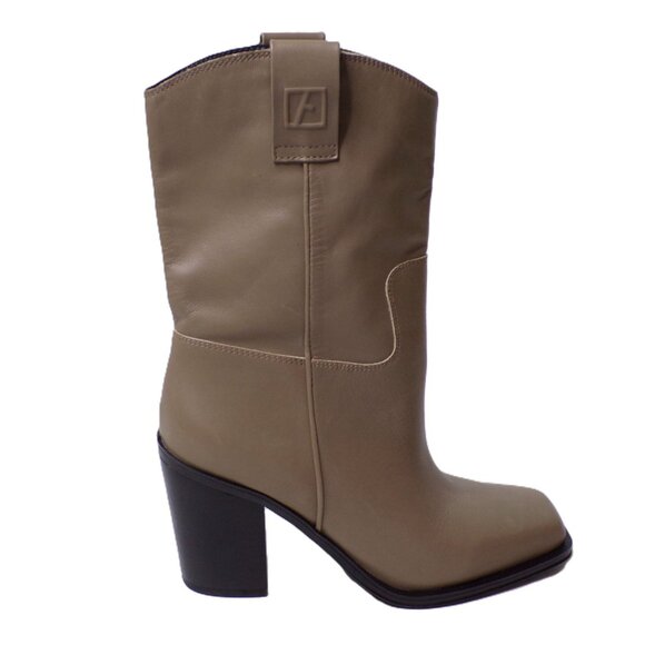 🆕FRANCO SARTO Valor Square Toe Mid-Calf Boot 7 Gray - Picture 7 of 13